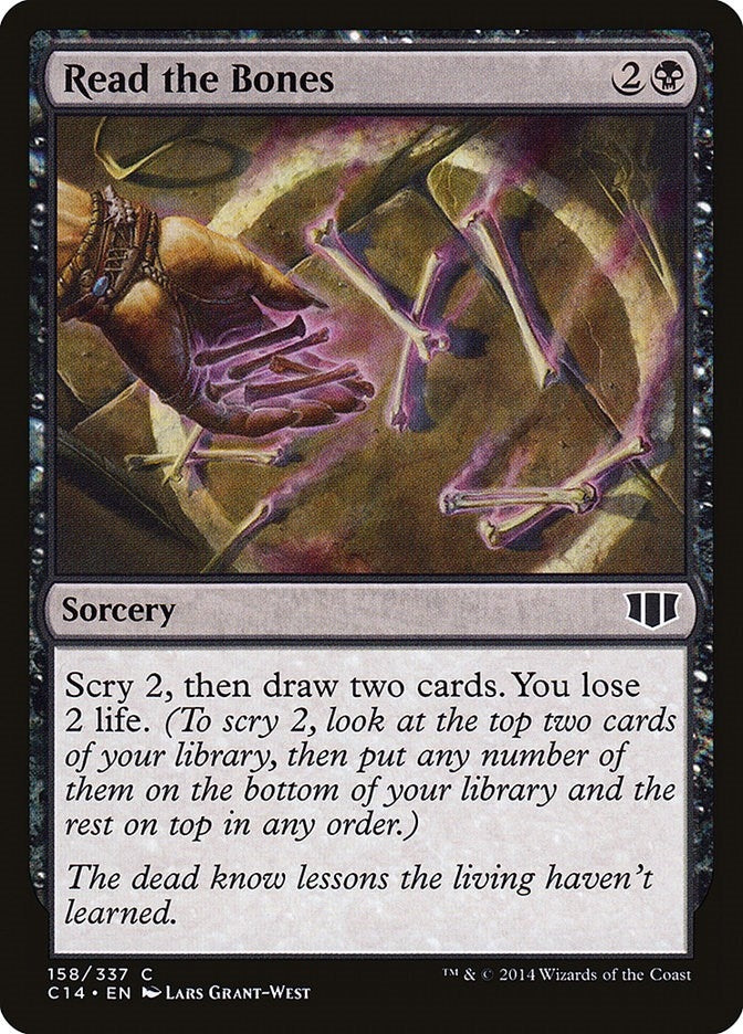 Read the Bones (158) [C14] - MTG Single