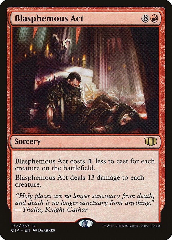 Blasphemous Act (172) [C14] - MTG Single