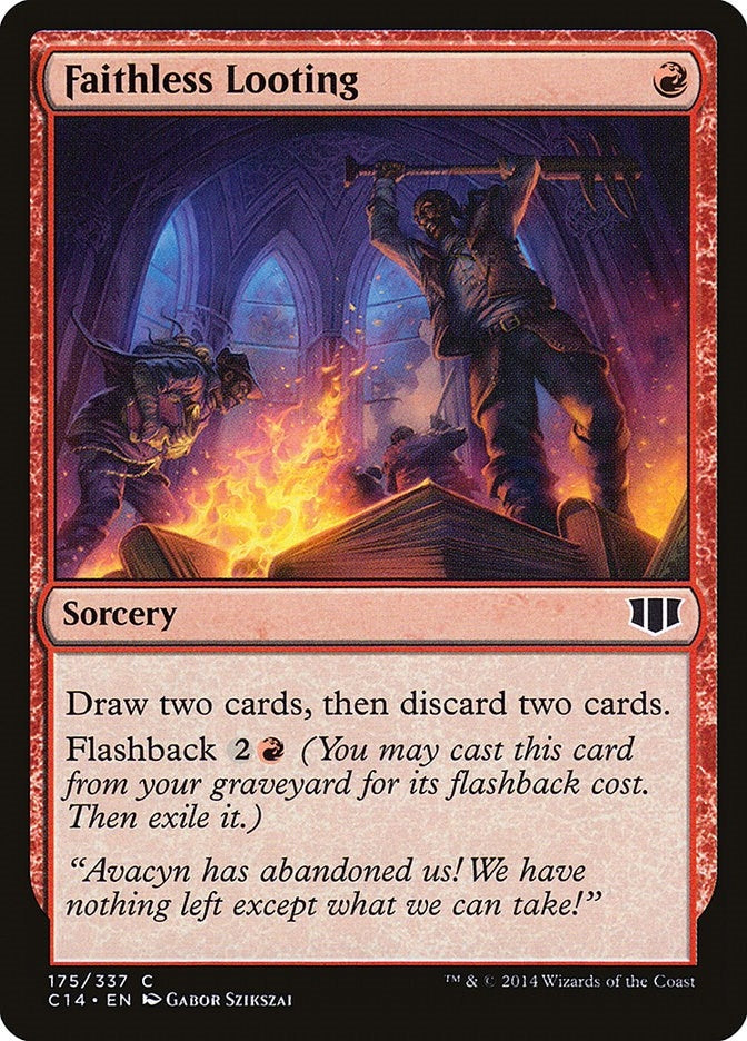 Faithless Looting (175) [C14] - MTG Single