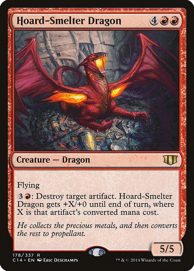 Hoard-Smelter Dragon (178) [C14] - MTG Single