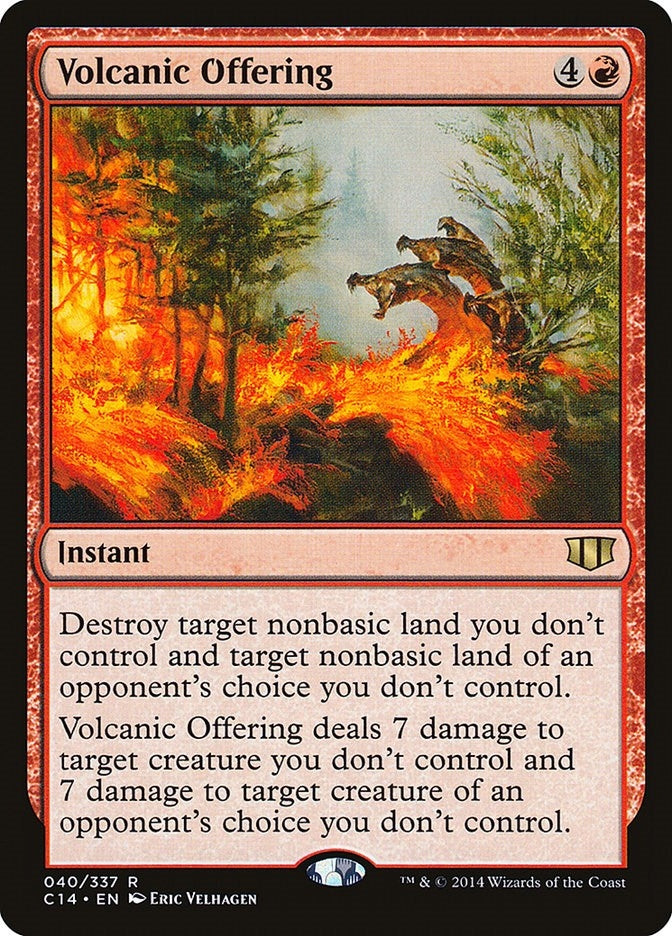 Volcanic Offering (40) [C14] - MTG Single