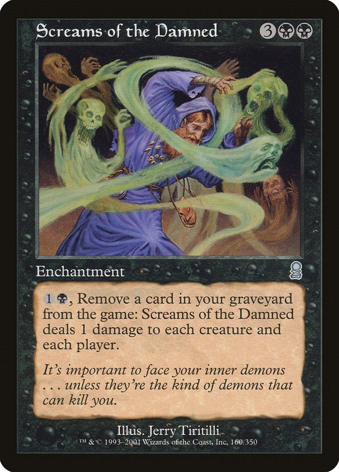 Screams of the Damned (160) [ODY] - MTG Single