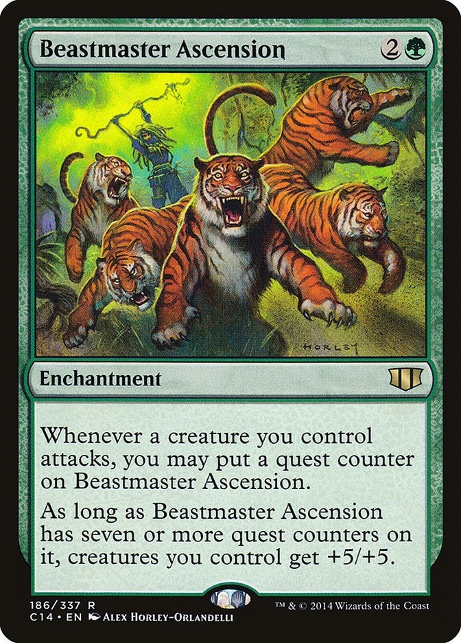 Beastmaster Ascension (186) [C14] - MTG Single