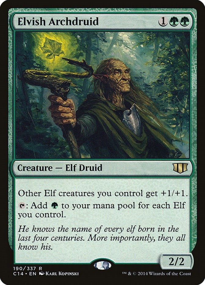 Elvish Archdruid (190) [C14] - MTG Single
