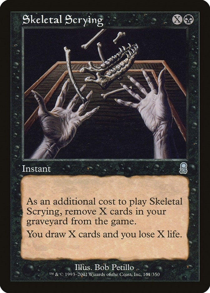 Skeletal Scrying (161) [ODY] - MTG Single