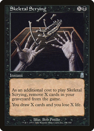 Skeletal Scrying (161) [ODY] - MTG Single