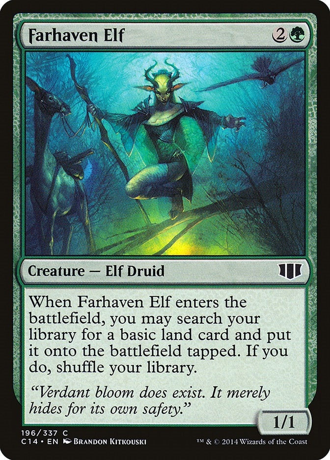 Farhaven Elf (196) [C14] - MTG Single