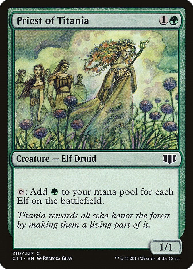 Priest of Titania (210) [C14] - MTG Single