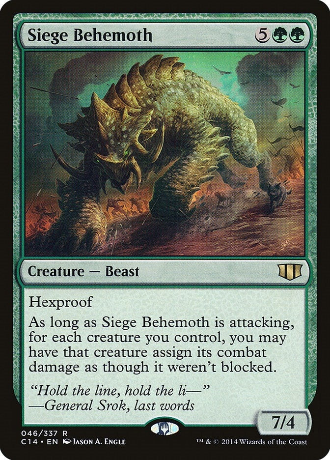 Siege Behemoth (46) [C14] - MTG Single