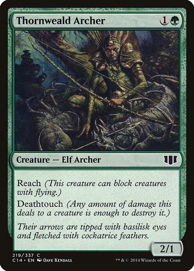 Thornweald Archer (219) [C14] - MTG Single