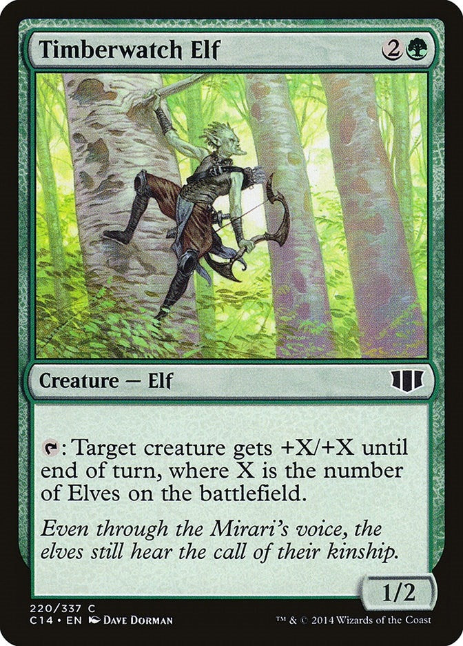 Timberwatch Elf (220) [C14] - MTG Single
