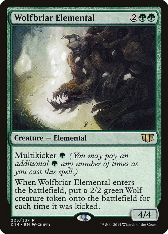 Wolfbriar Elemental (225) [C14] - MTG Single