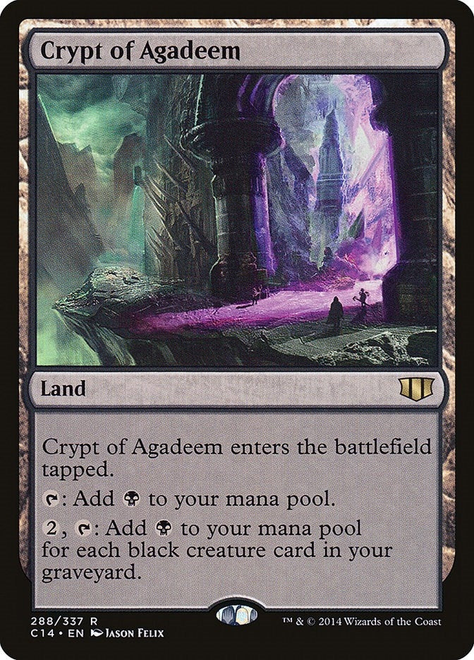 Crypt of Agadeem (288) [C14] - MTG Single