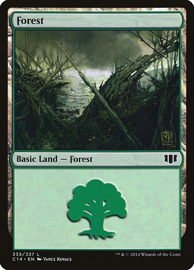 Forest (335) (335) [C14] - MTG Single