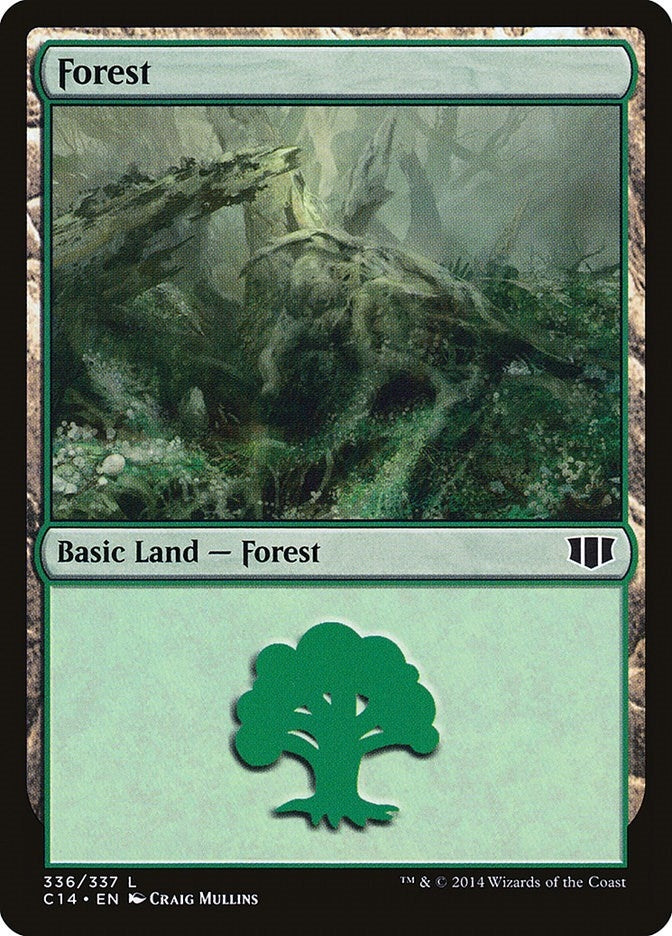 Forest (336) (336) [C14] - MTG Single