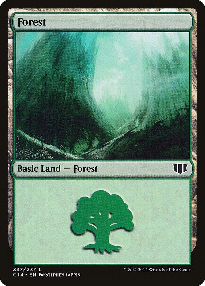 Forest (337) (337) [C14] - MTG Single