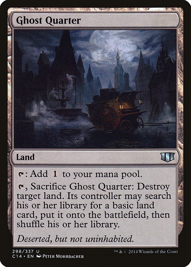 Ghost Quarter (298) [C14] - MTG Single