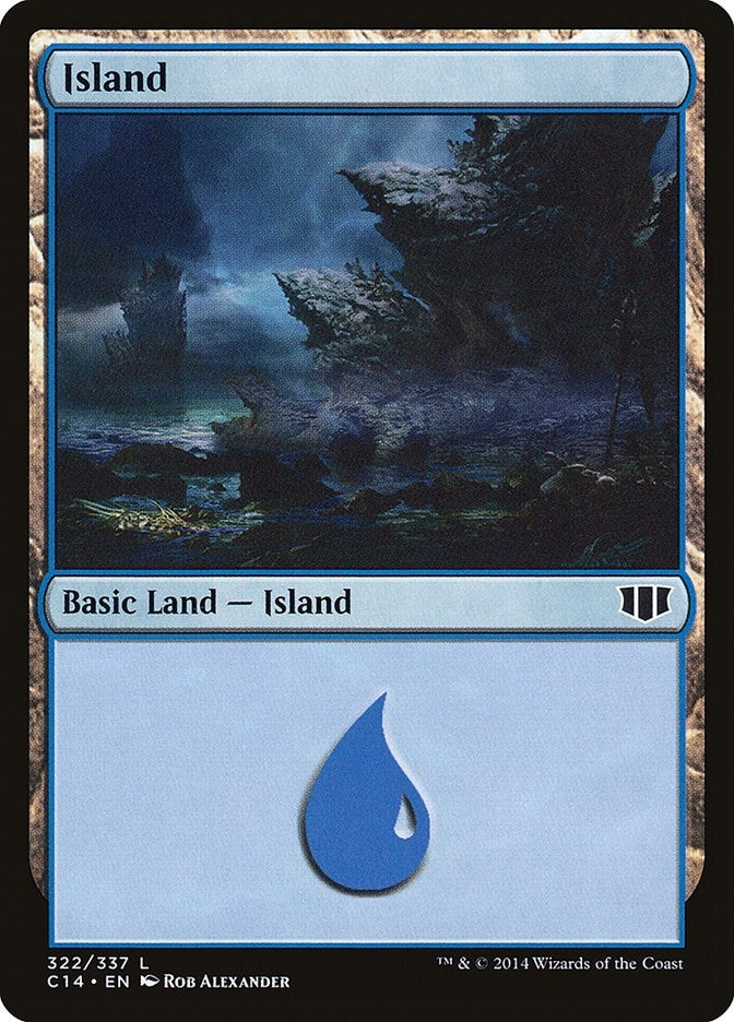 Island (322) (322) [C14] - MTG Single