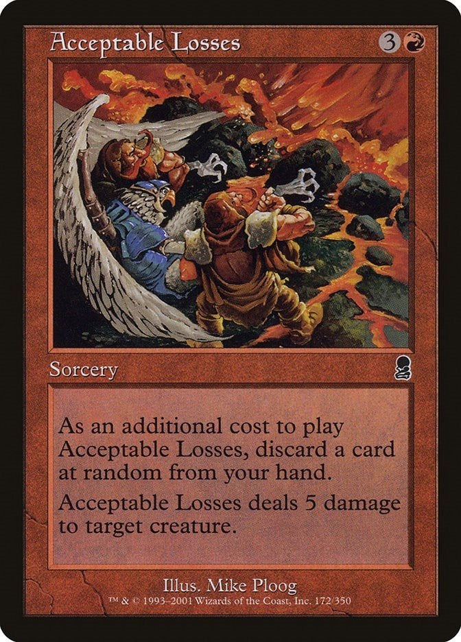 Acceptable Losses (172) [ODY] - MTG Single