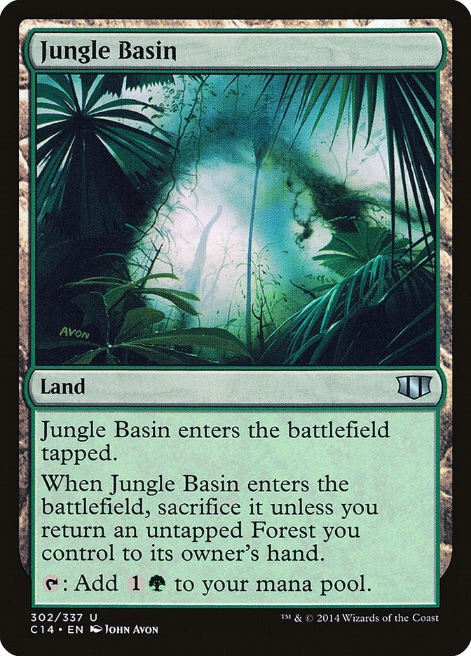 Jungle Basin [C14] - MTG Single