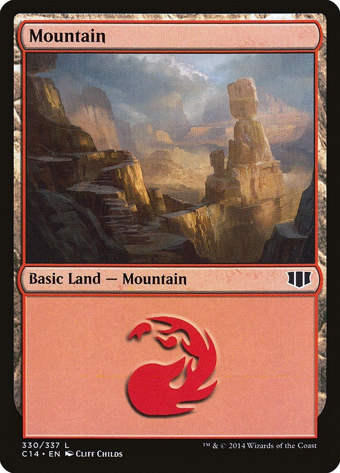 Mountain (330) (330) [C14] - MTG Single