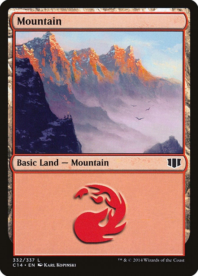 Mountain (332) (332) [C14] - MTG Single