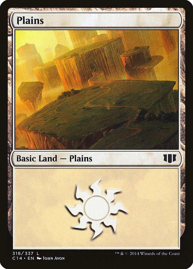 Plains (318) (318) [C14] - MTG Single