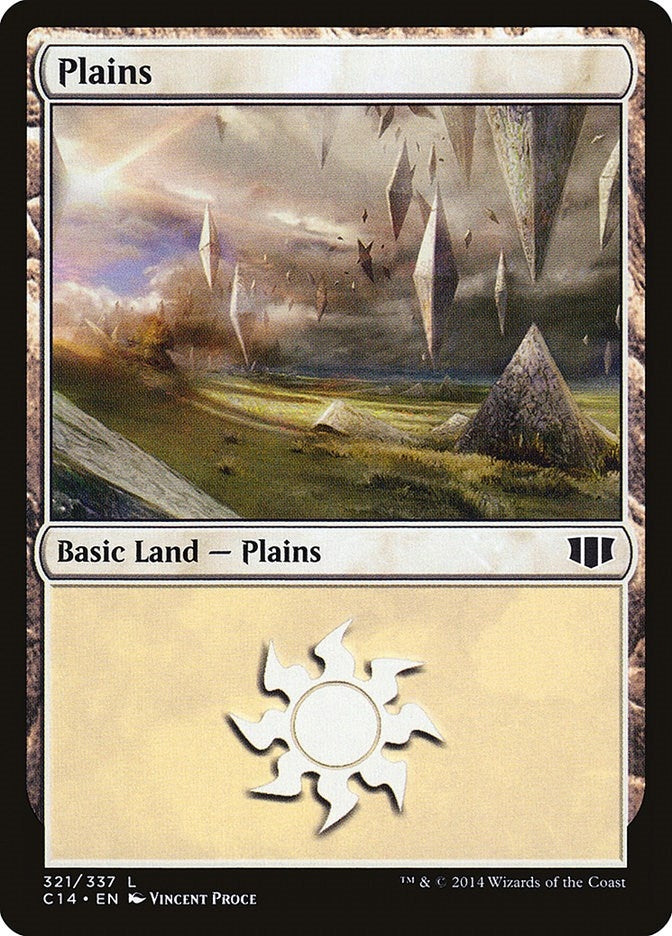 Plains (321) (321) [C14] - MTG Single