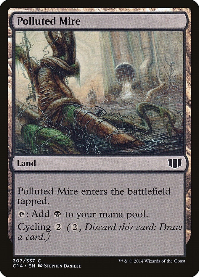 Polluted Mire (307) [C14] - MTG Single