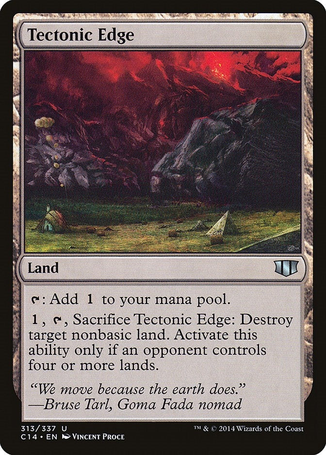 Tectonic Edge (313) [C14] - MTG Single