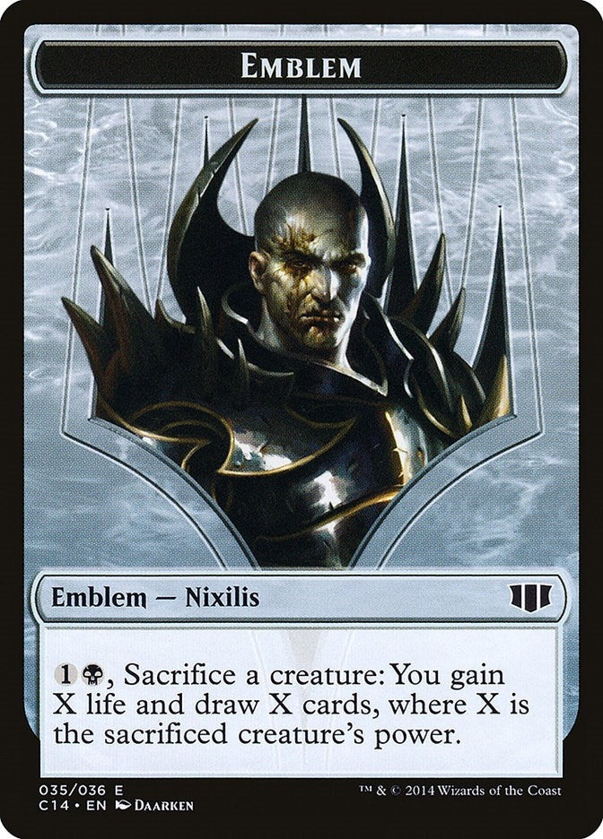 Emblem - Ob Nixilis of the Black Oath // Zombie Token (0) [C14] - MTG Single
