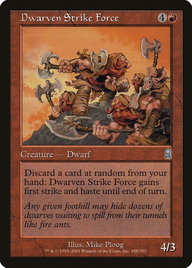 Dwarven Strike Force (188) [ODY] - MTG Single