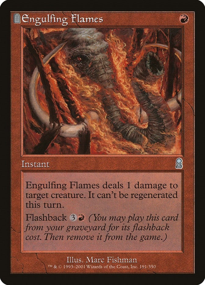 Engulfing Flames (191) [ODY] - MTG Single