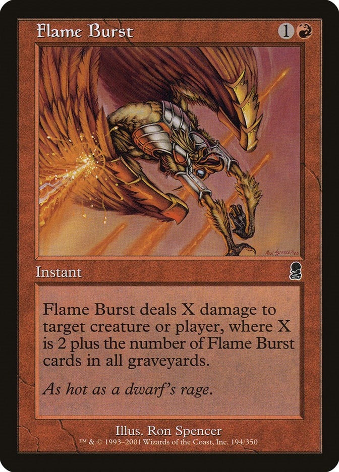 Flame Burst (194) [ODY] - MTG Single