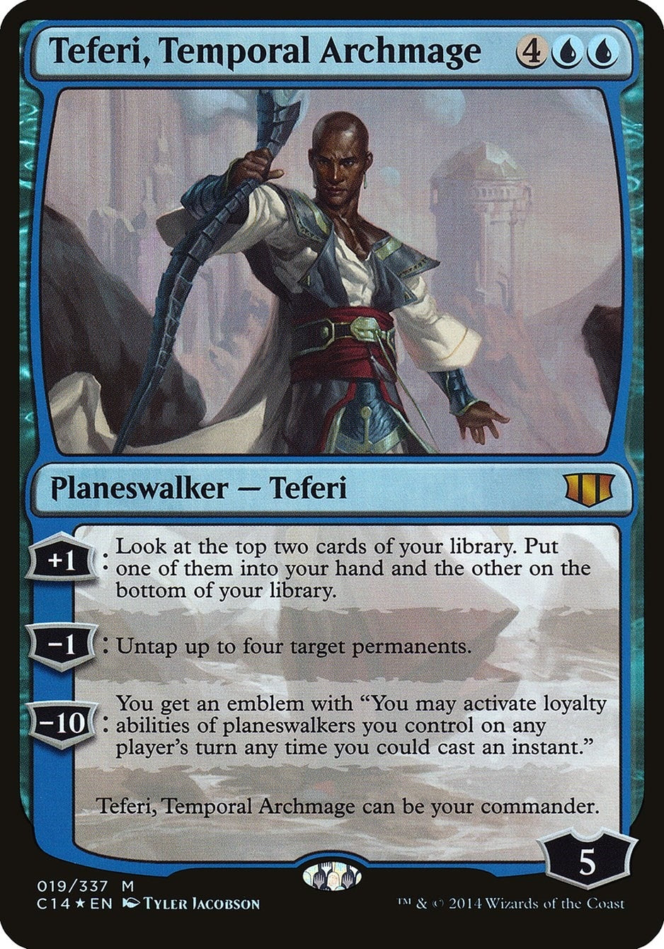 Teferi Temporal Archmage (Commander 2014) (19) [OVER] - MTG Single