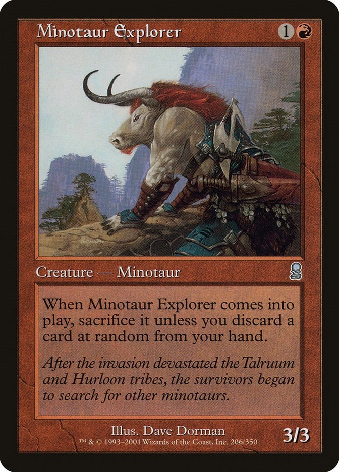 Minotaur Explorer (206) [ODY] - MTG Single