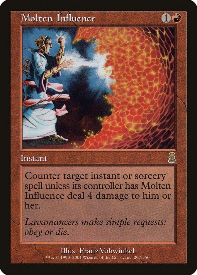 Molten Influence (207) [ODY] - MTG Single