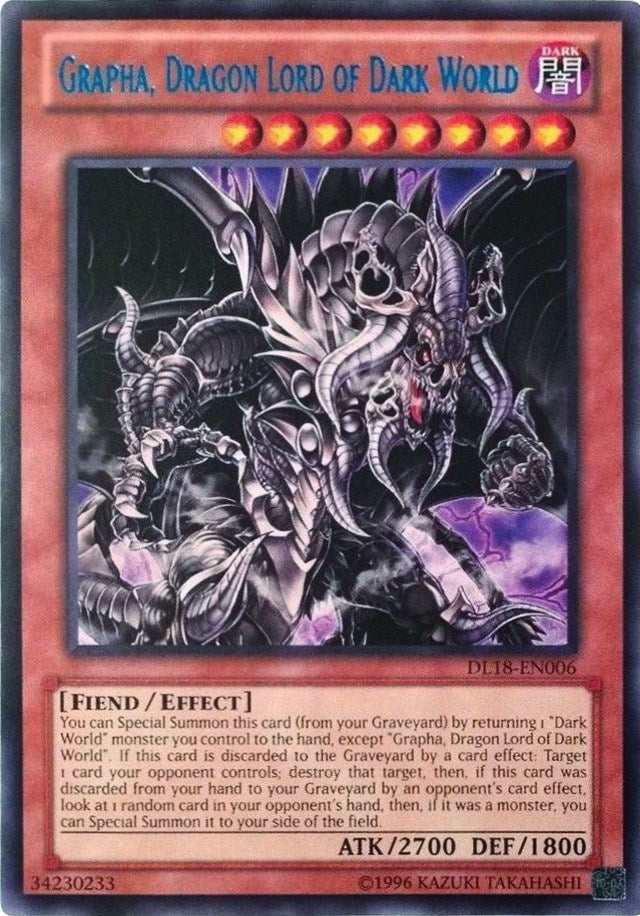 Grapha Dragon Lord of Dark World (Blue) (18006) - YuGiOh Single