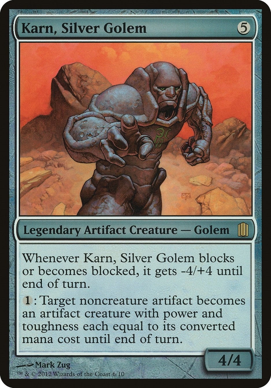 Karn Silver Golem (Commander’s Arsenal) [OVER] - MTG Single