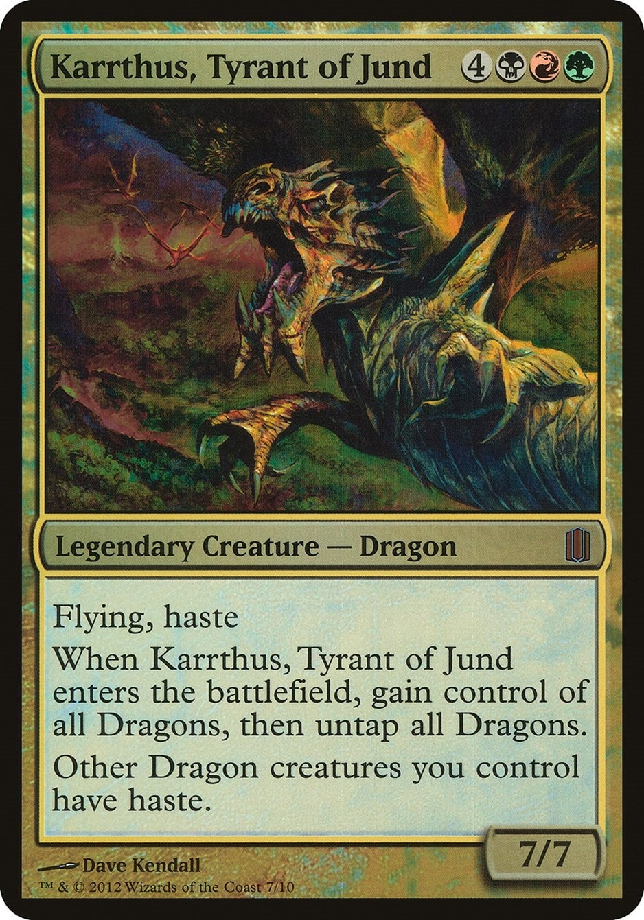 Karrthus Tyrant of Jund (Commander’s Arsenal) [OVER] - MTG Single
