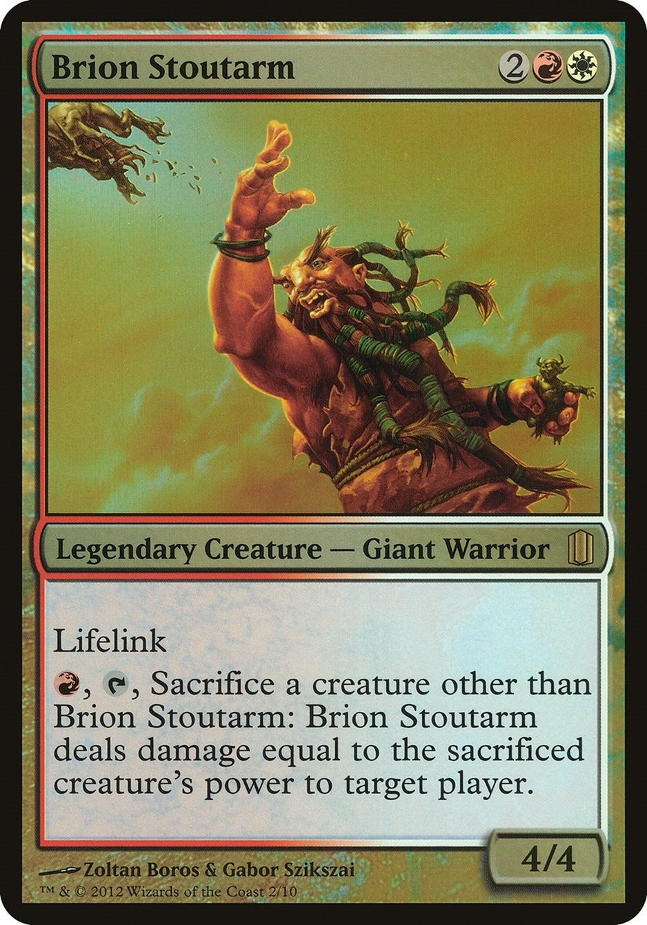 Brion Stoutarm (Commander’s Arsenal) [OVER] - MTG Single