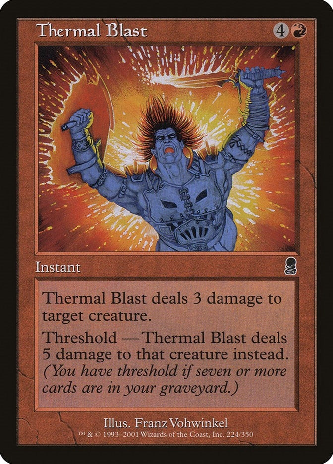 Thermal Blast (224) [ODY] - MTG Single