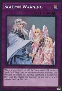 Solemn Warning (35) (NKRT) - YuGiOh Single