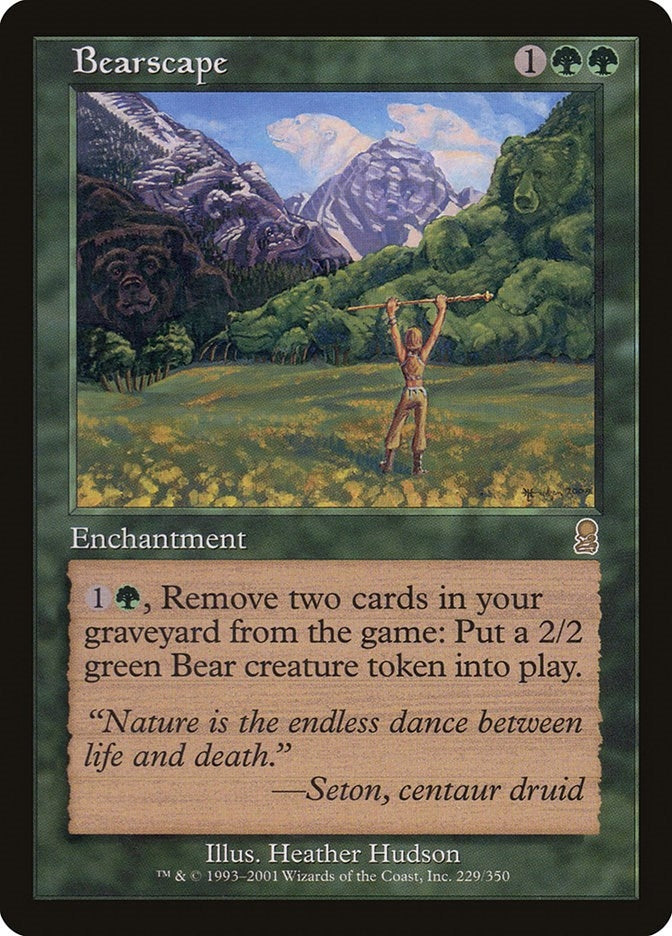 Bearscape (229) [ODY] - MTG Single