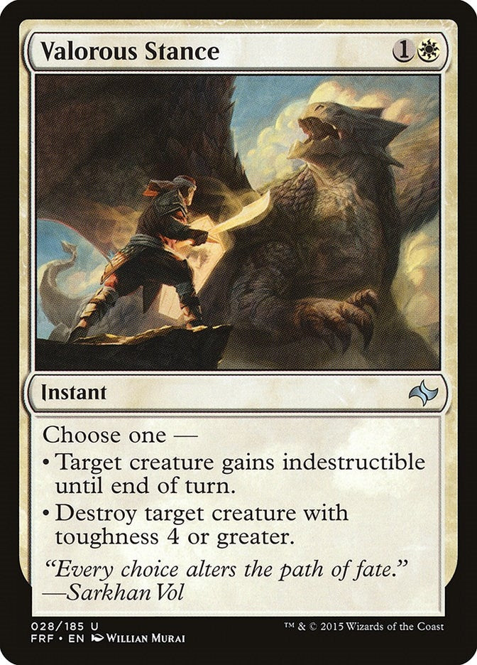 Valorous Stance (28) [FRF] - MTG Single