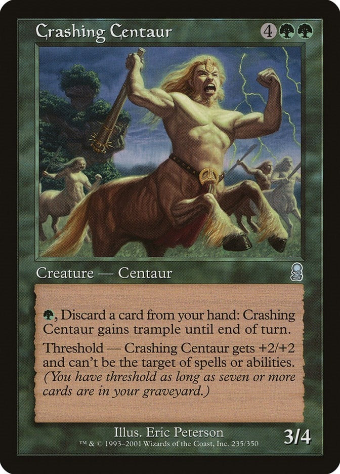 Crashing Centaur (235) [ODY] - MTG Single