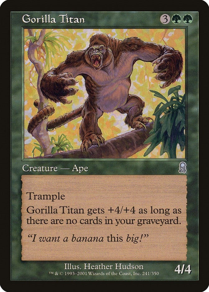 Gorilla Titan (241) [ODY] - MTG Single