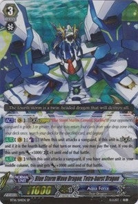 Blue Storm Wave Dragon Tetra-burst Dragon (SP) (1614) [BT16] - Cardfight Vanguard Single