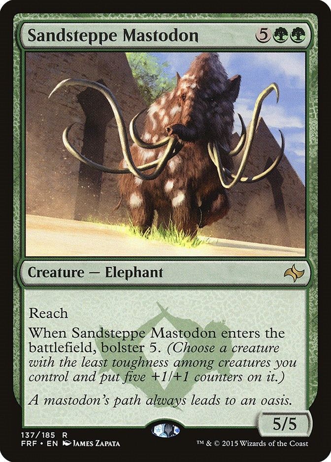 Sandsteppe Mastodon (137) [FRF] - MTG Single