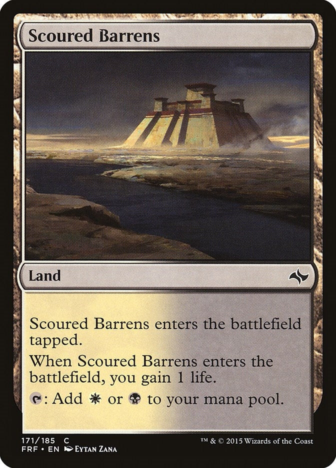 Scoured Barrens (171) [FRF] - MTG Single